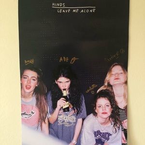 Hinds signed poster